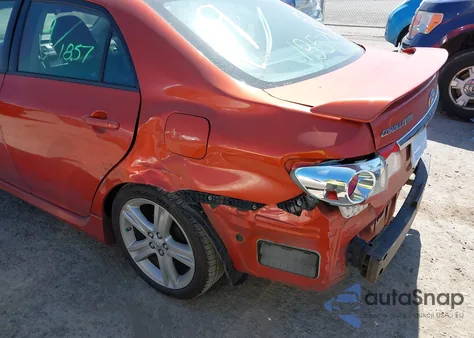 2013 Toyota Corolla S Special Edition from USA, damaged, VIN 2T1BU4EE5DC088760